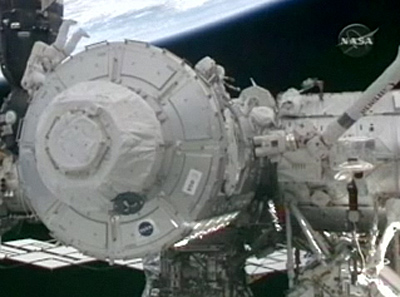 Astronauts Tackle Glitch With Space Station's New Room